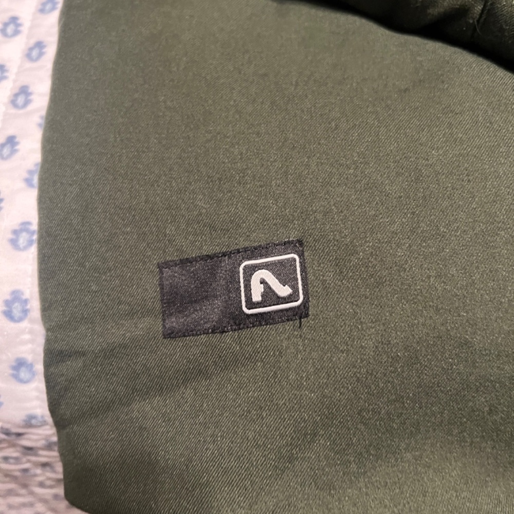 Nice Solid Green Quilted Shirt Jacket - image 2